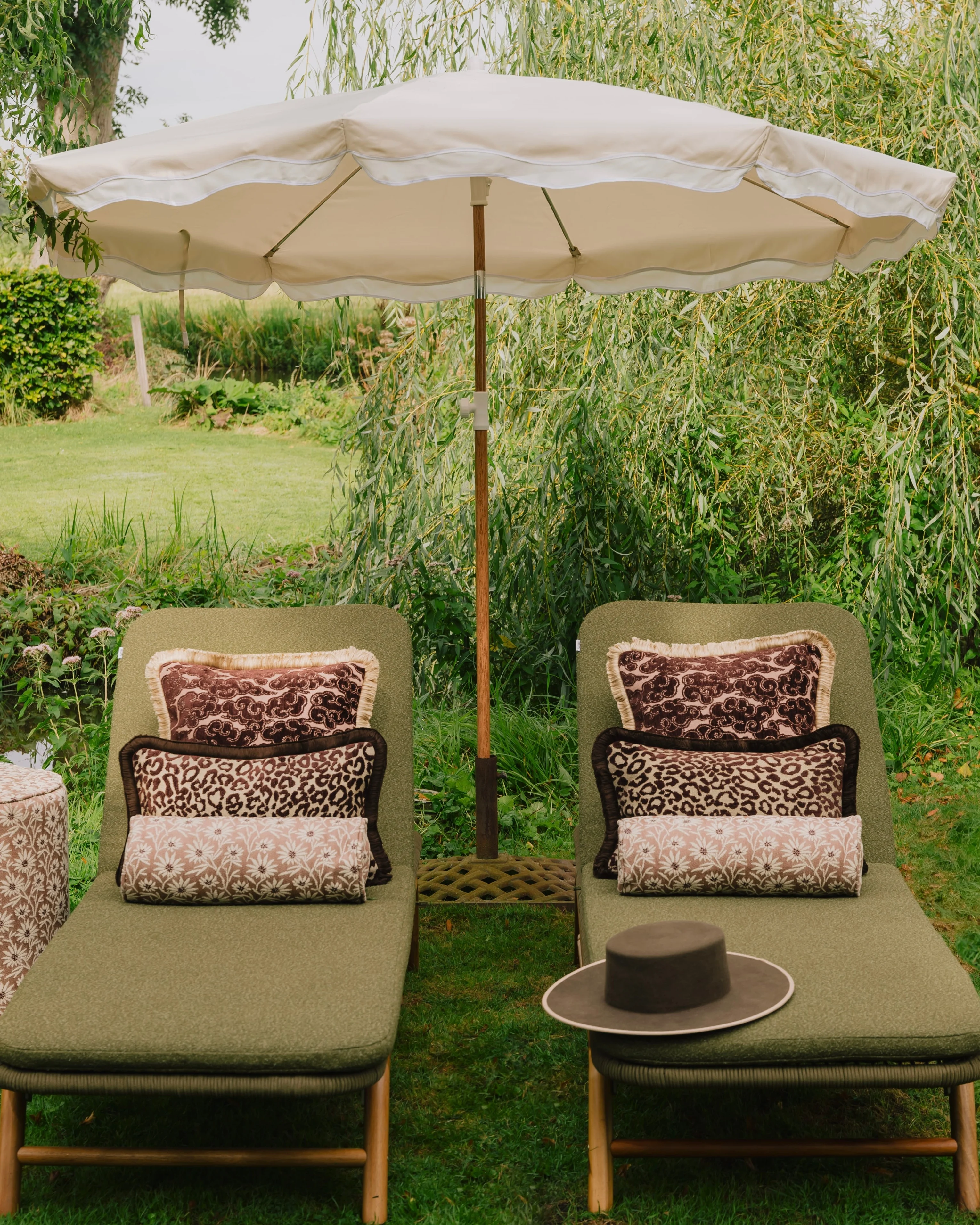 Bolster Mako Rose & Ecru - Image 4