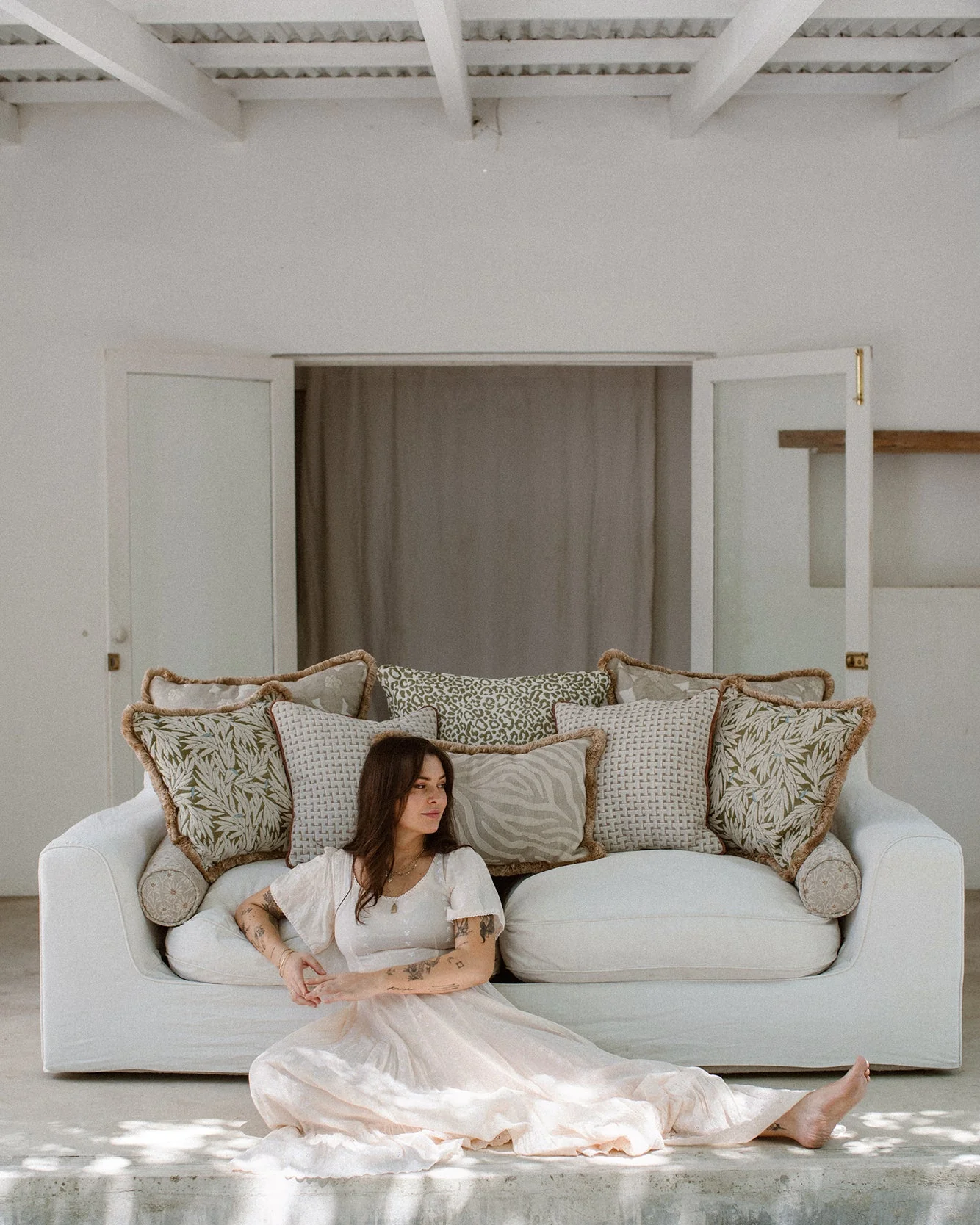 Bolster Yoko Olive - Image 3
