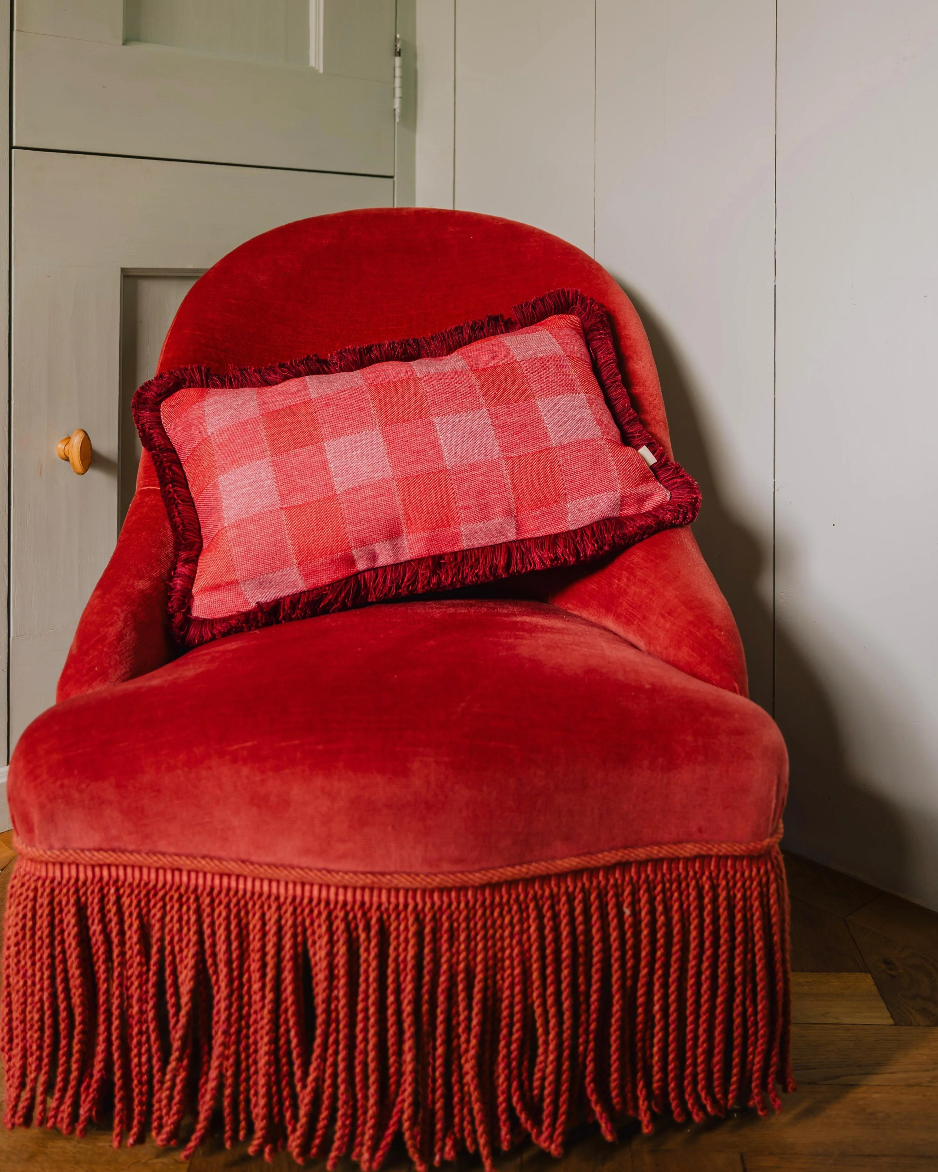 Cushion Brigitte Chili & Pink - Image 4