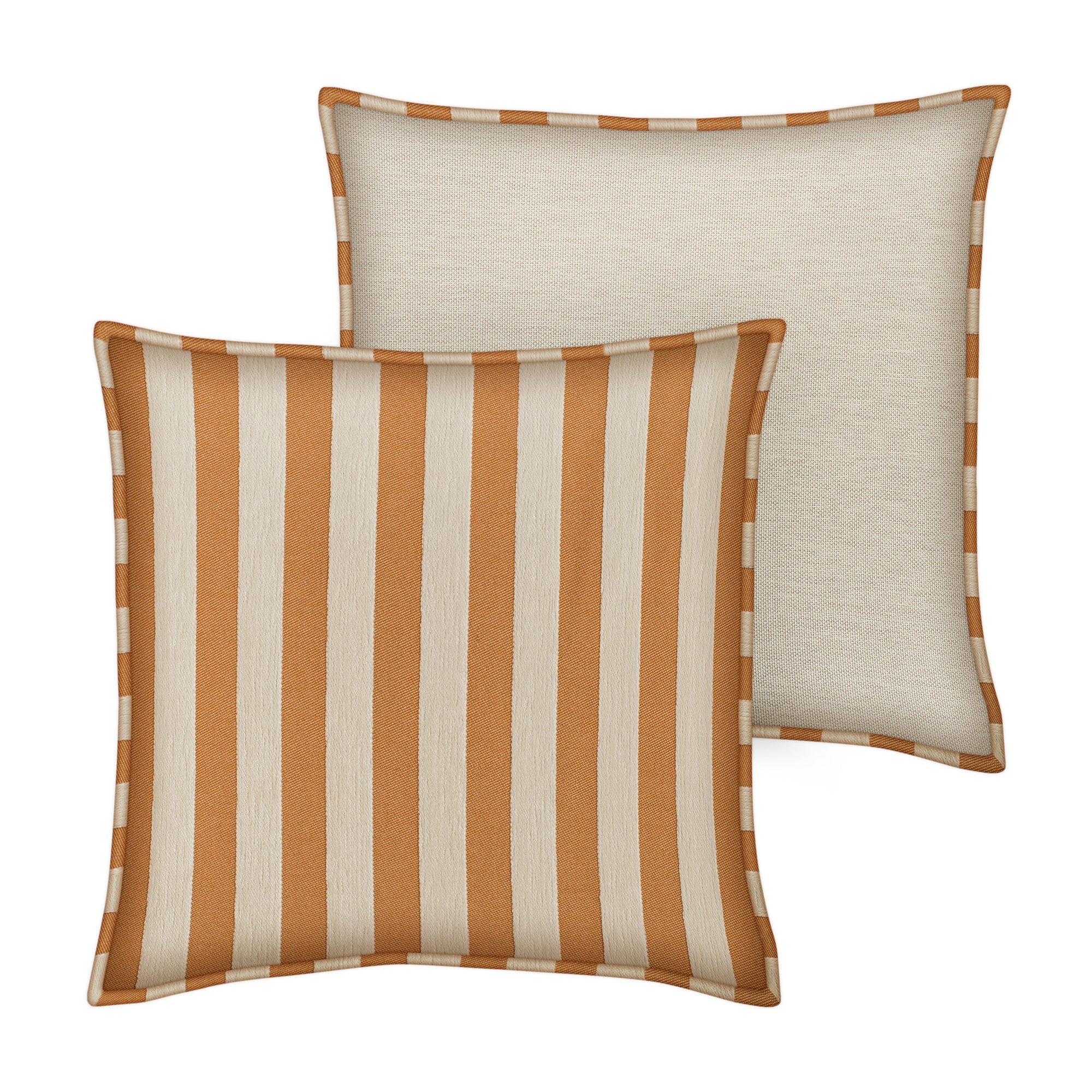 Cushion Jackie Caramel & Ecru - Image 8