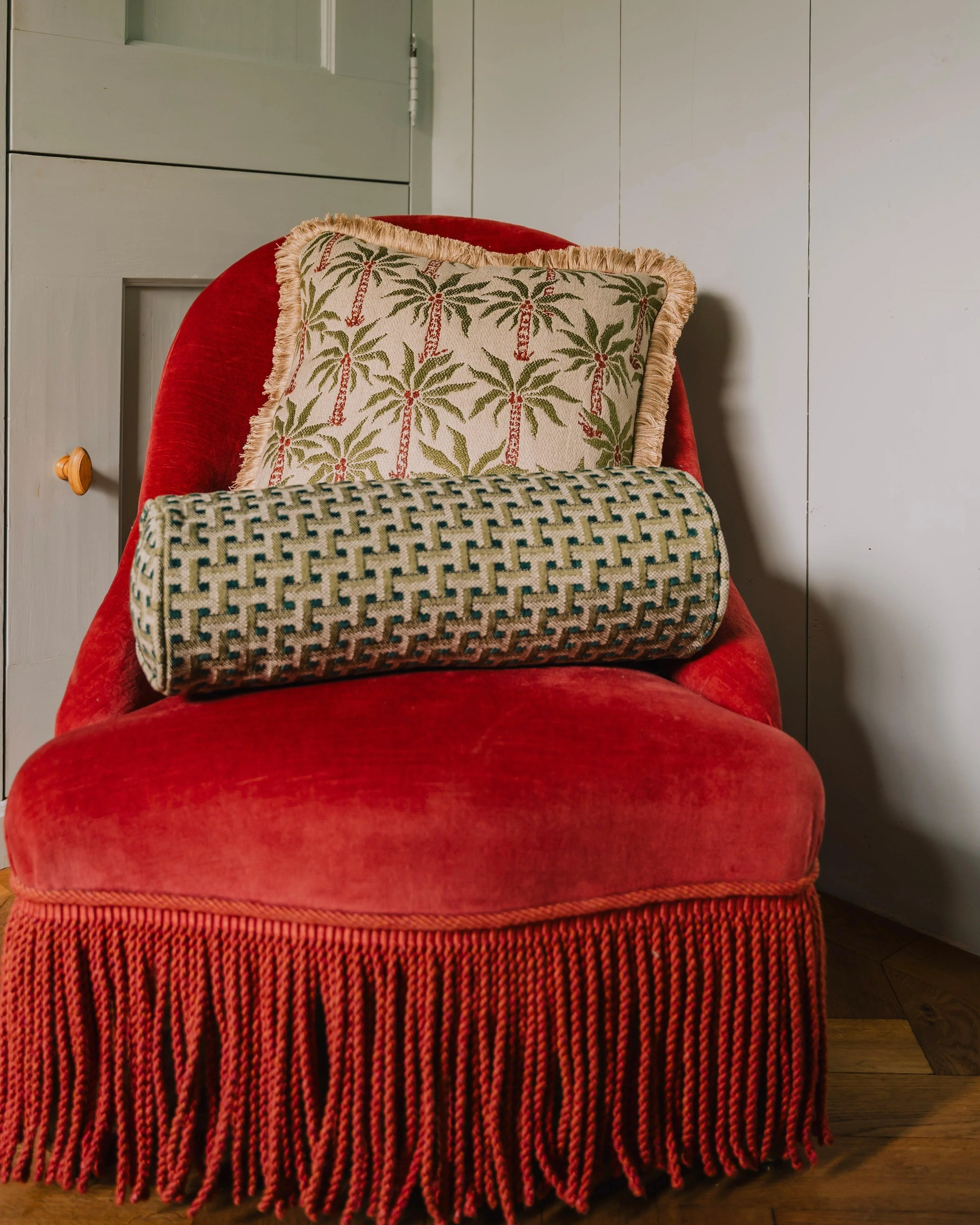 Cushion Laura Olive & Spice - Image 4
