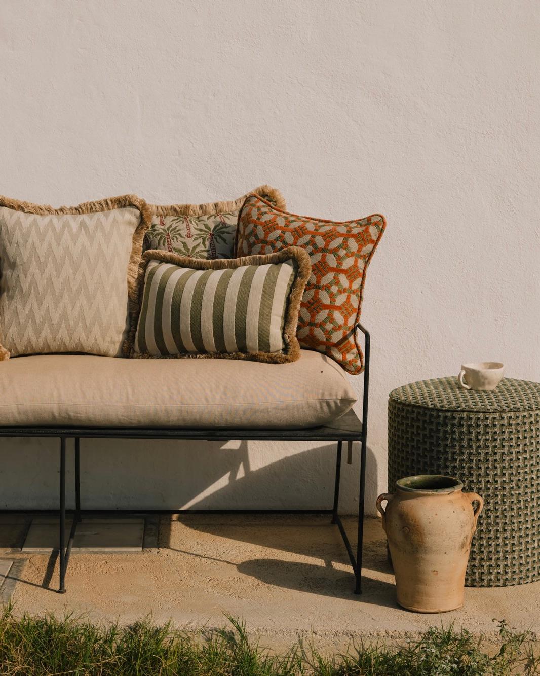 Cushion Laura Olive & Spice - Image 8