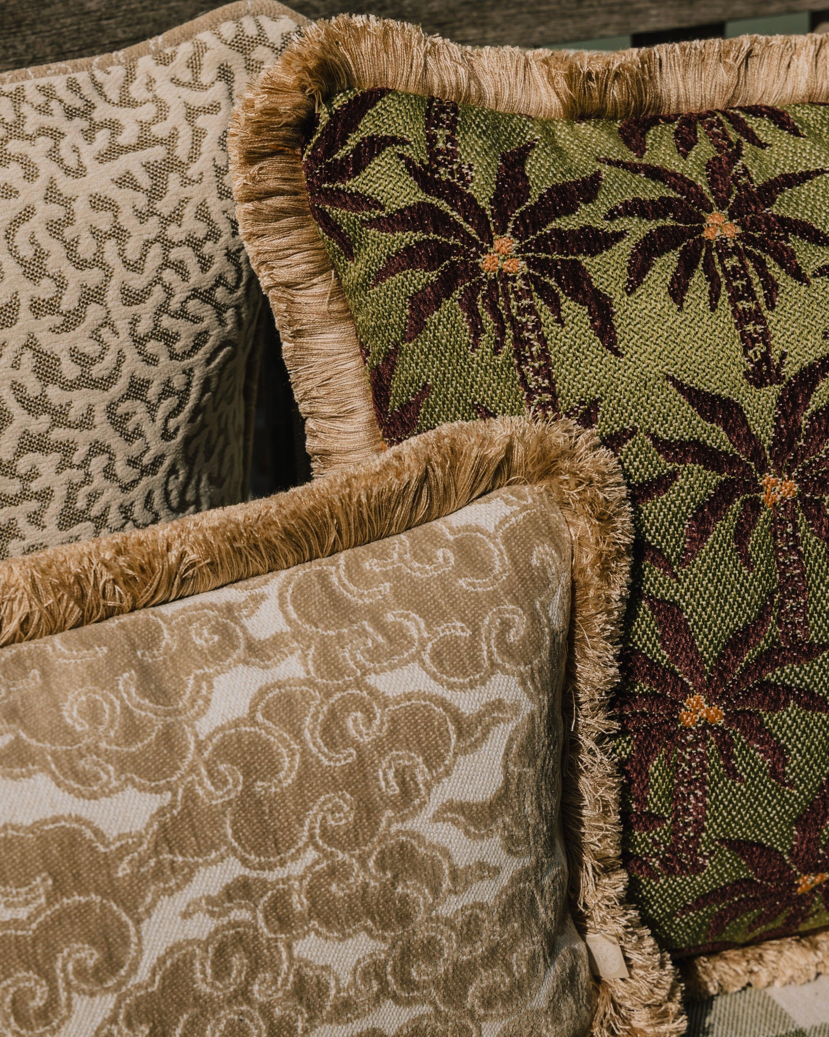 Cushion Lauren Sand & Ecru - Image 3