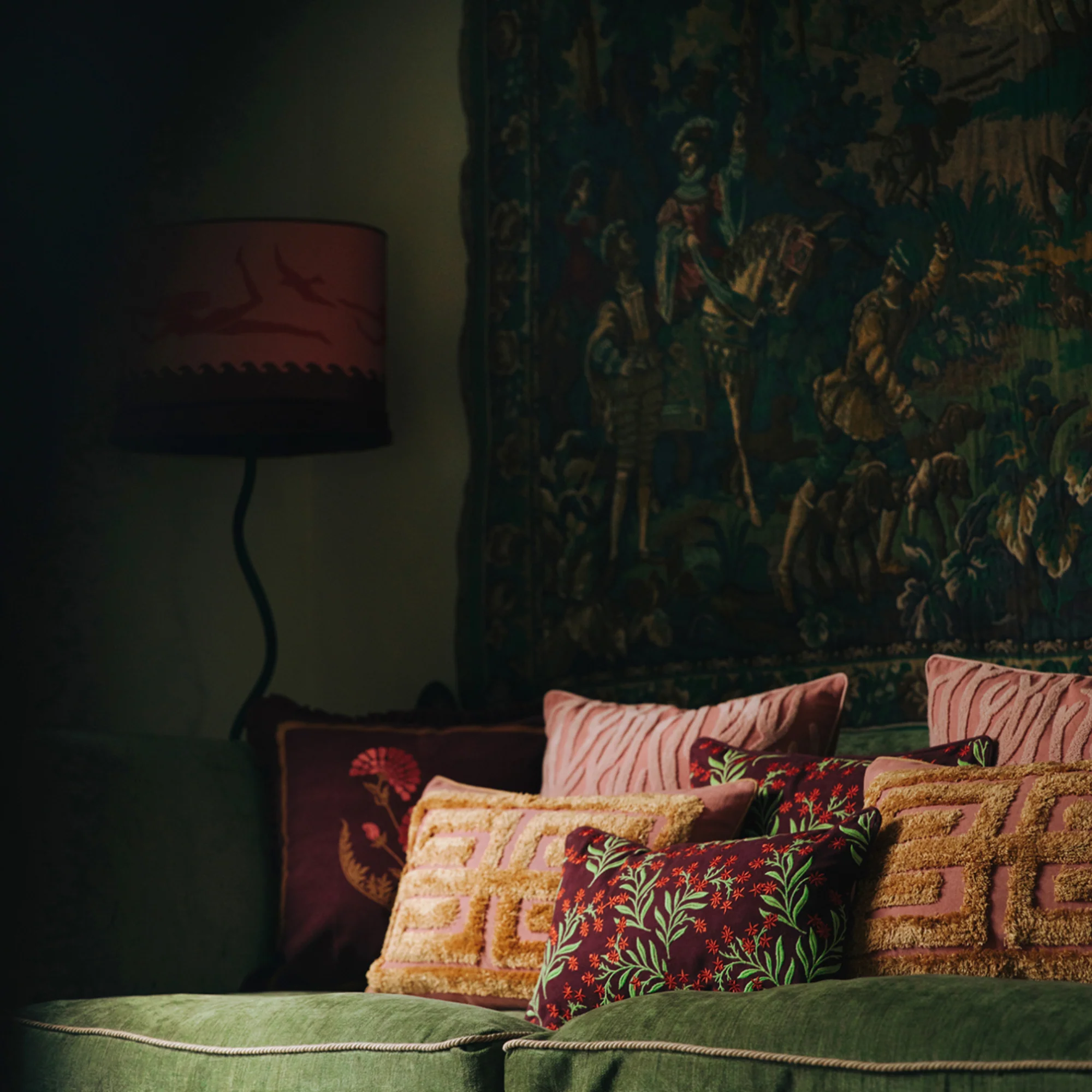Cushion set Burgundy & Rose - Image 5