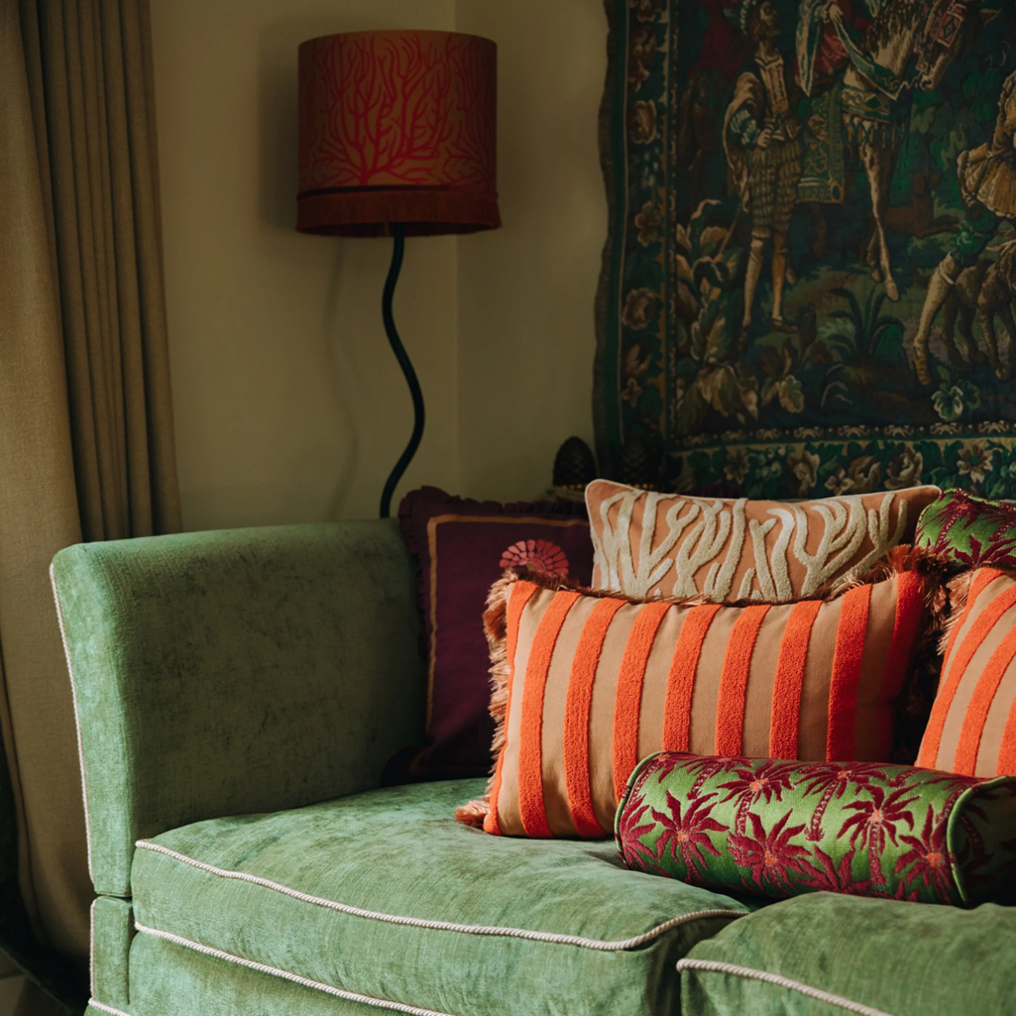 Cushion set Coral & Caramel - Image 3
