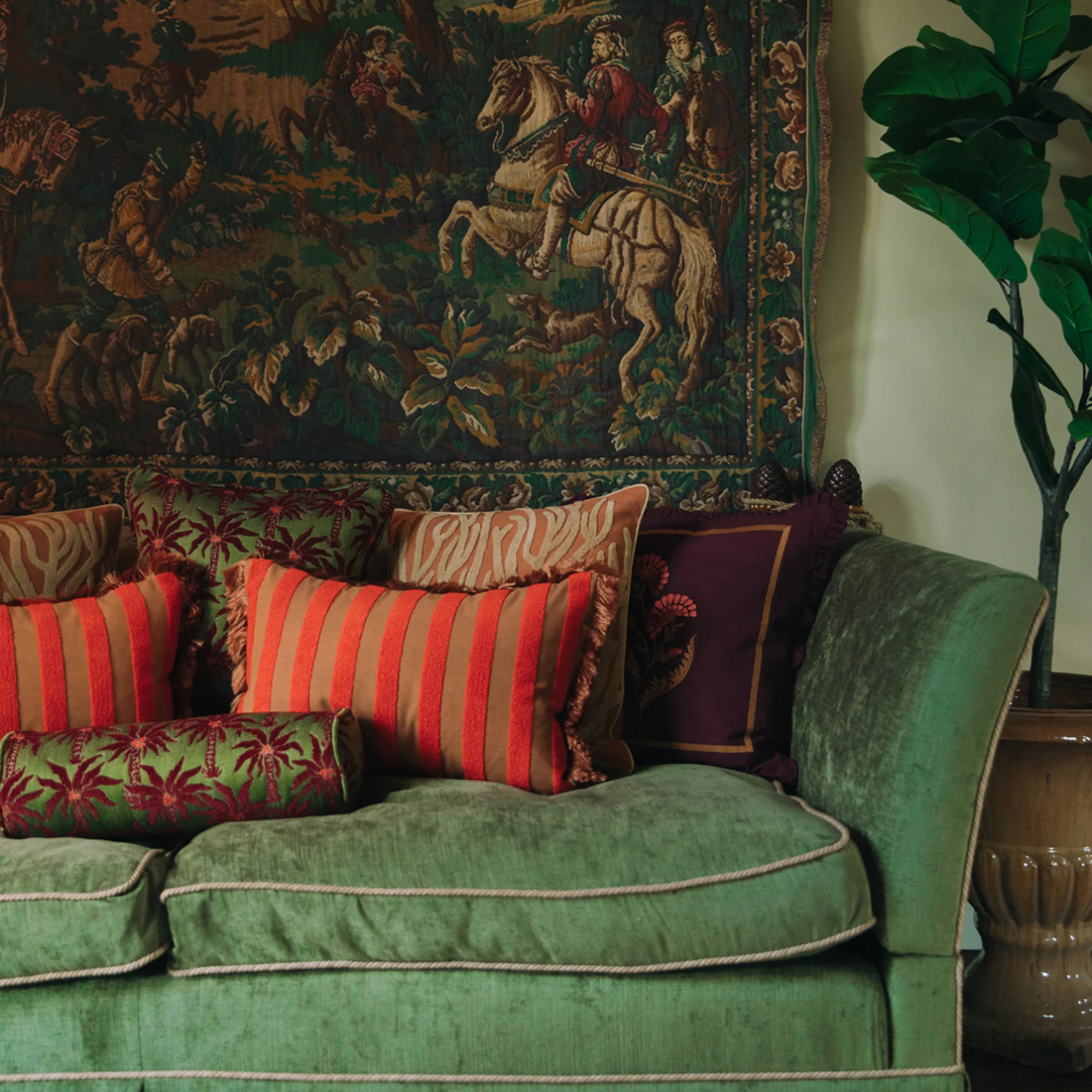 Cushion set Coral & Caramel - Image 6