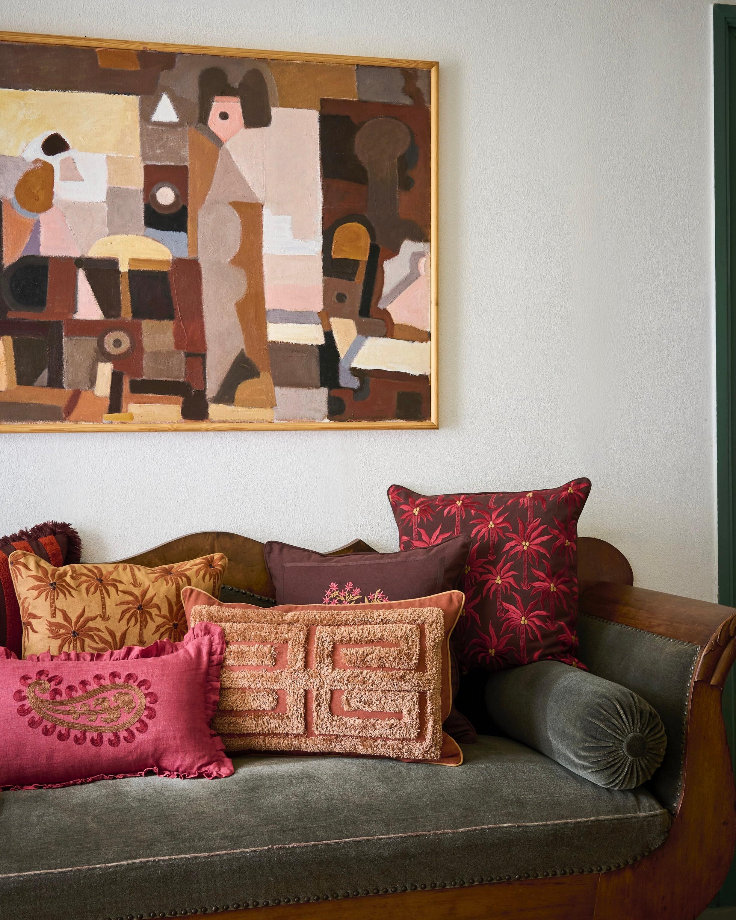 Cushion Siena Pink & Rust - Image 3