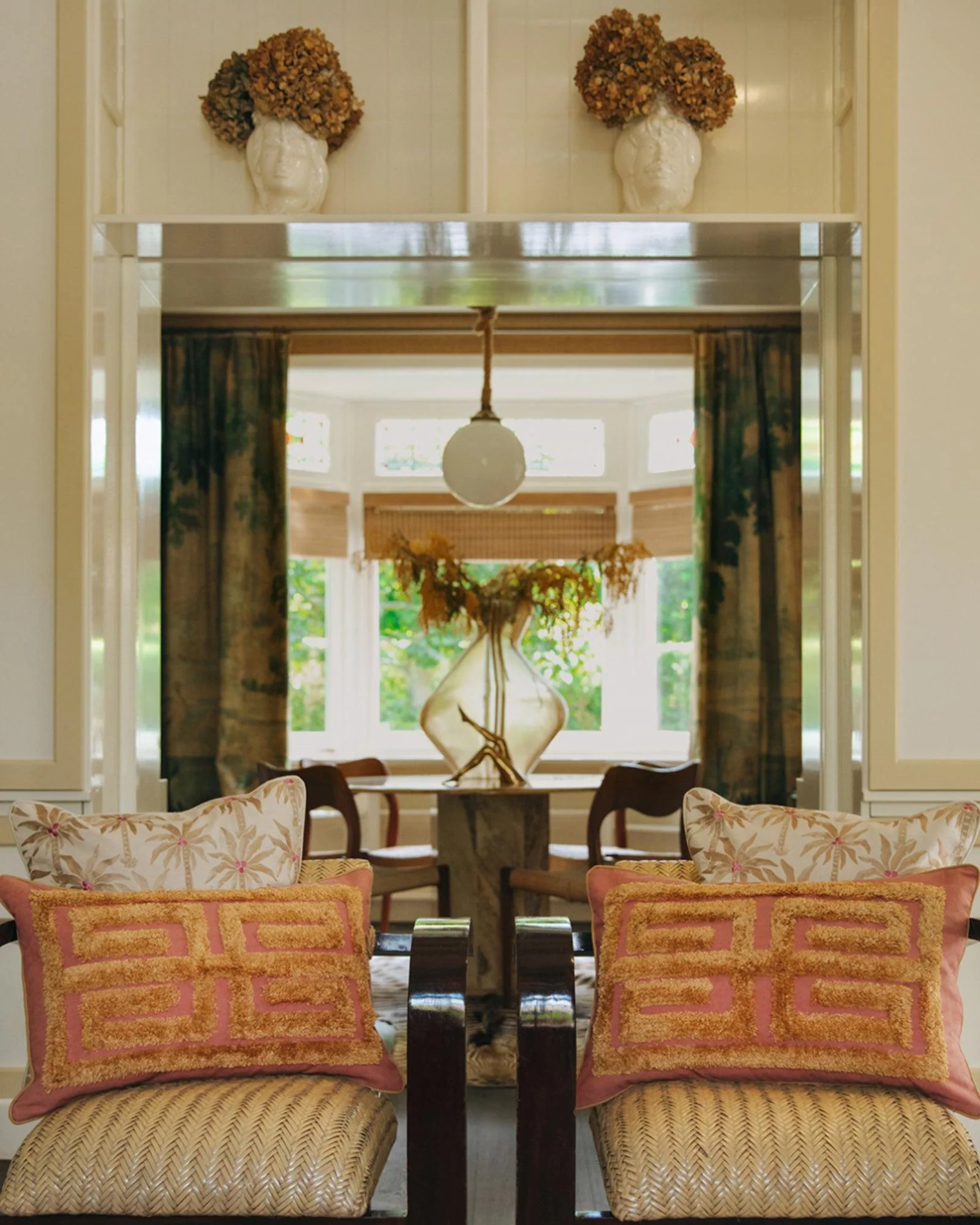 Cushion Cleo Blush & Raffia - Image 7