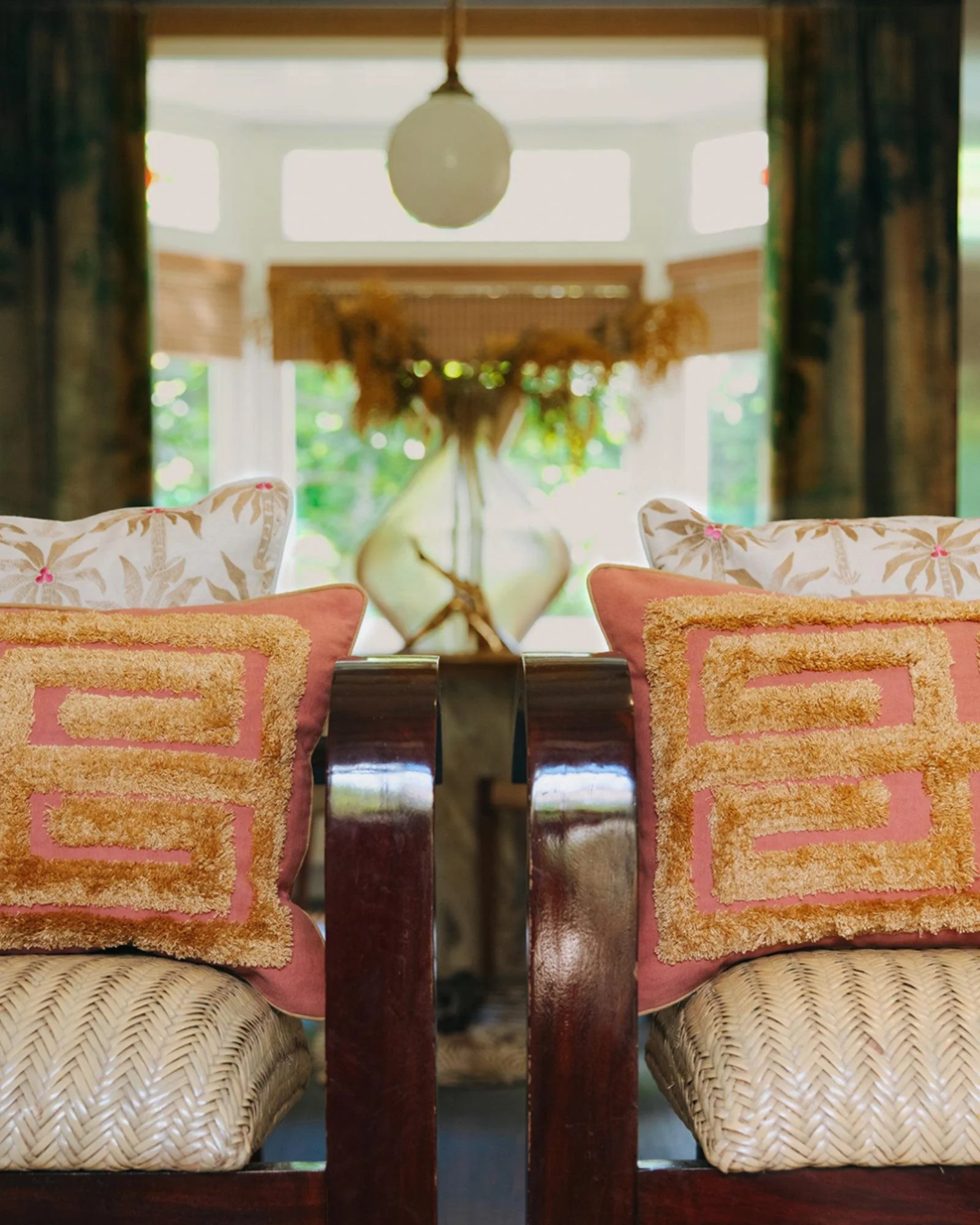 Cushion Cleo Blush & Raffia - Image 9
