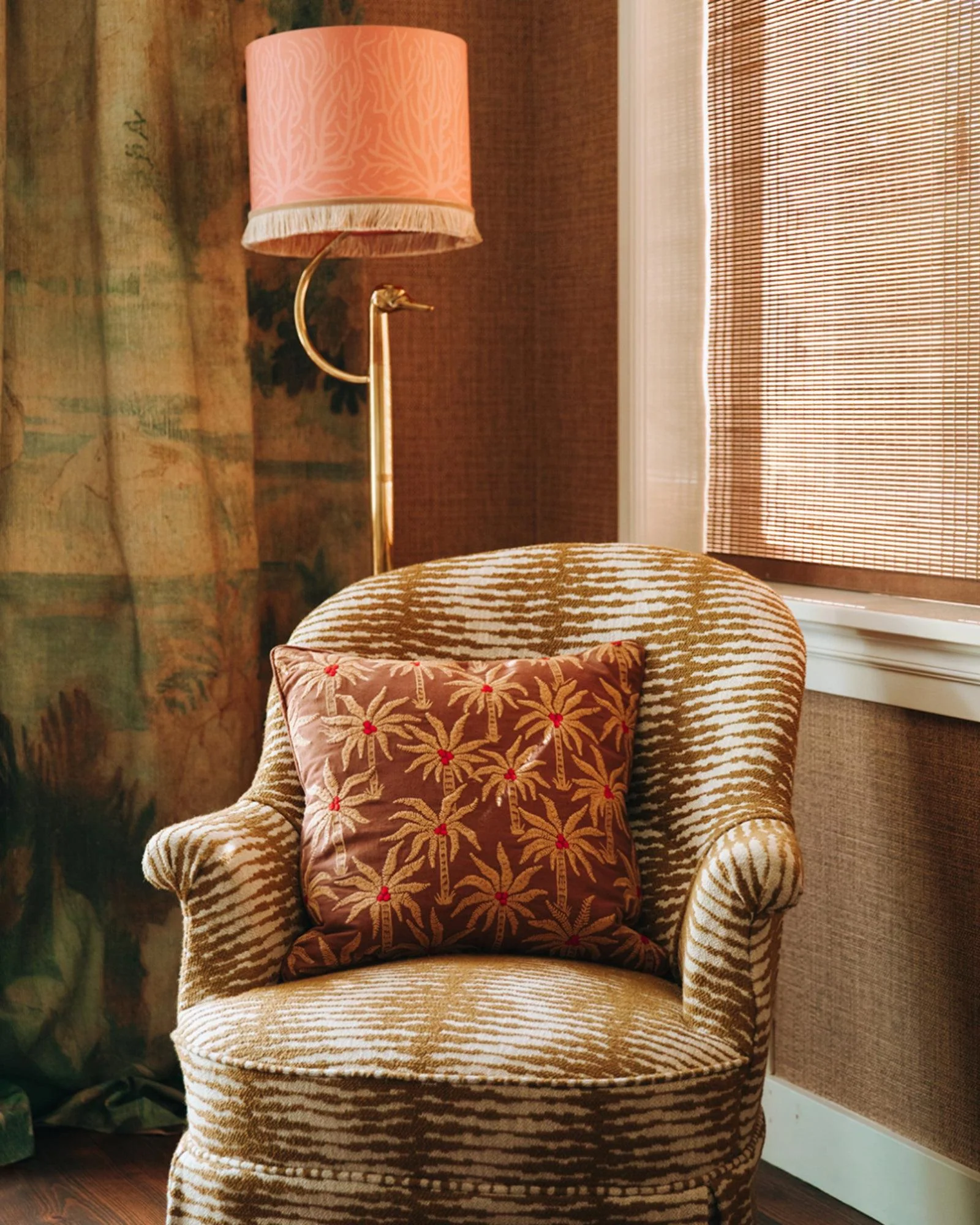 Cushion Laura Cinnamon & Sand - Image 9