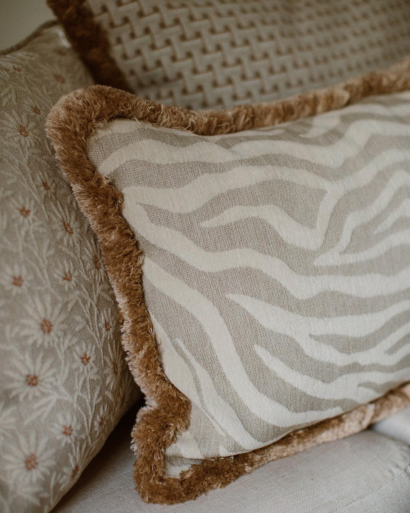 Double Sided Cushion Michelle Ice x Amina Sand Ecru - Image 3
