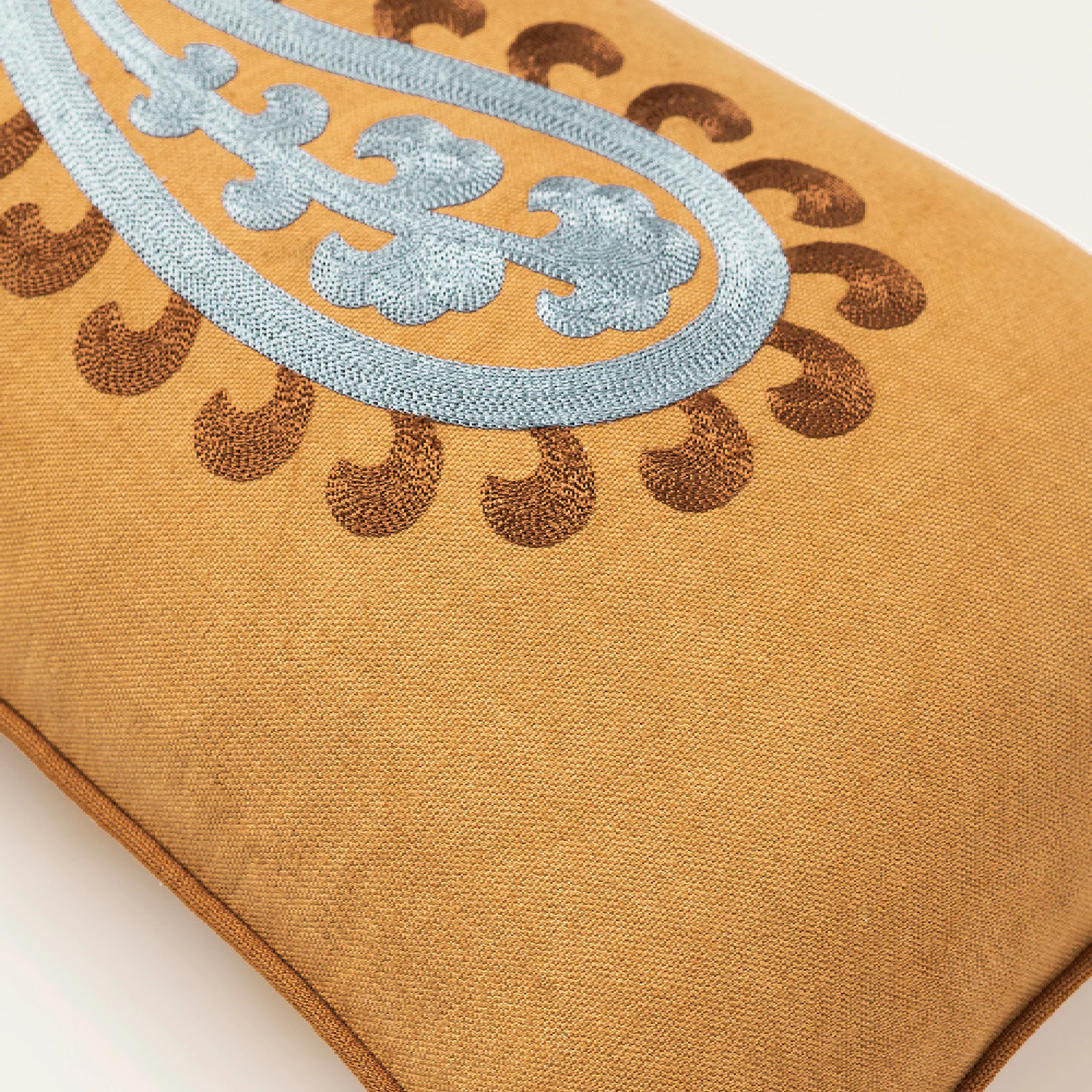 Double sided cushion Siena Raffia & Smokey Blue - Image 10