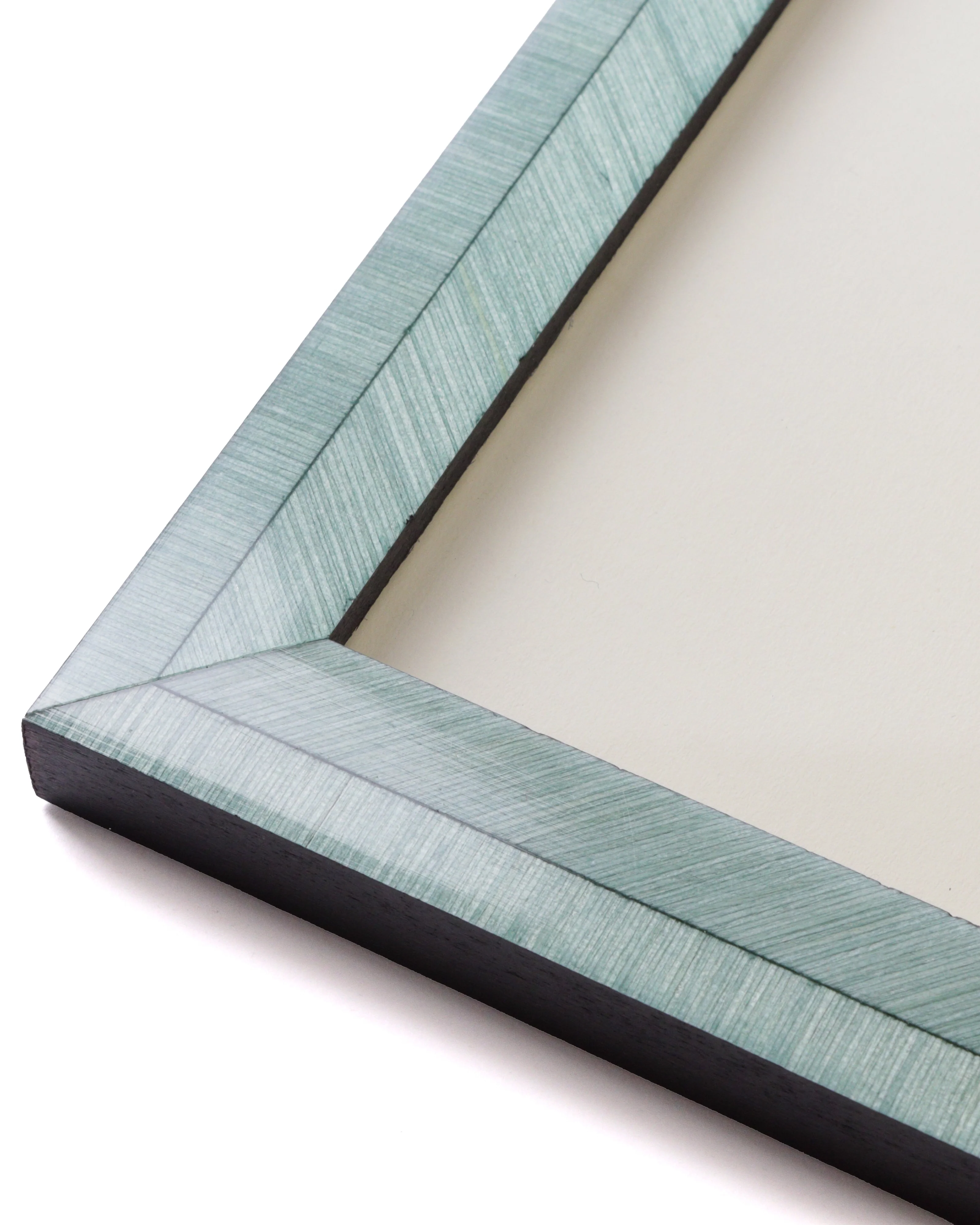 Hand-Inlaid Wooden Frame Gia | Powder Blue | Large - Image 5