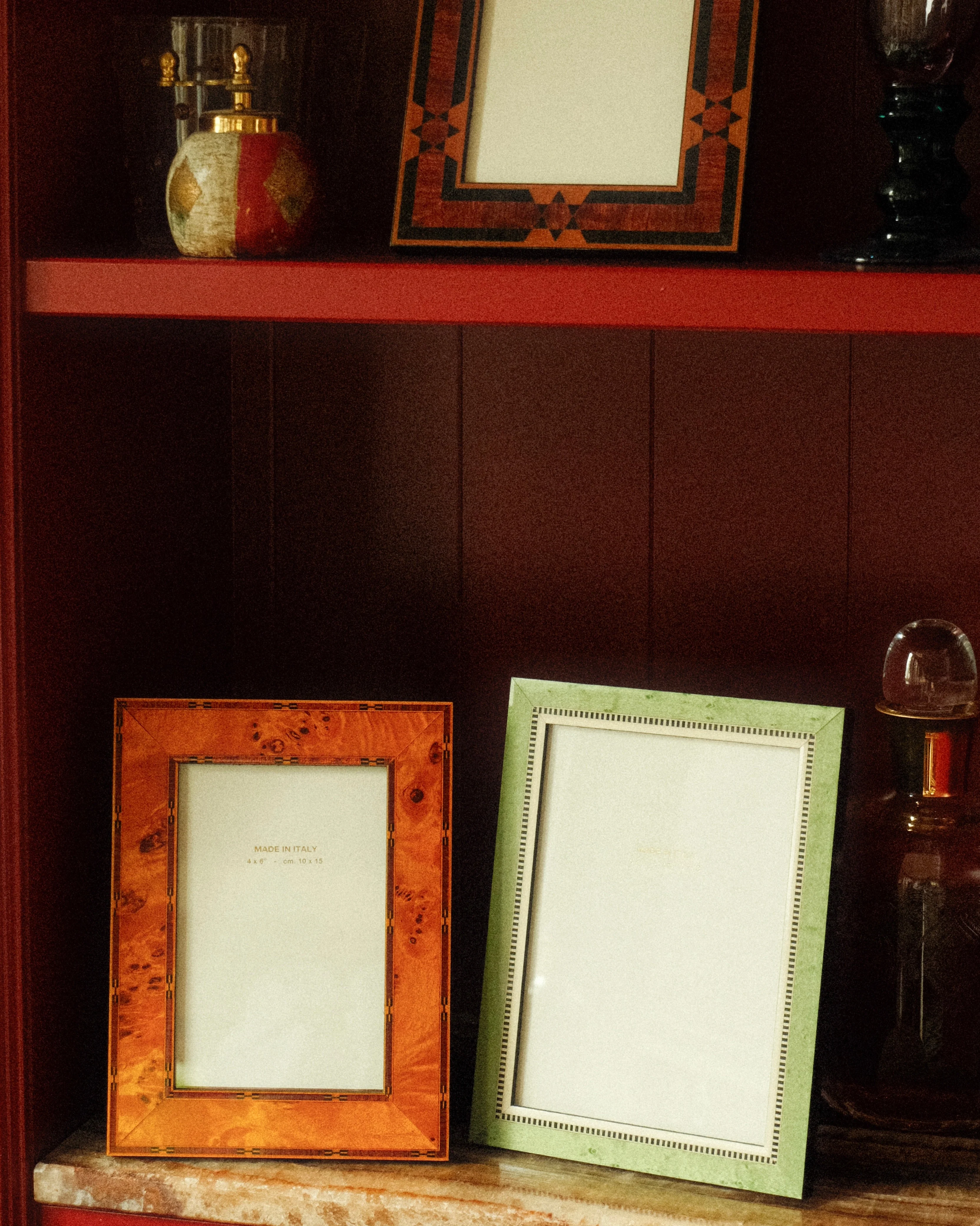Hand-Inlaid Wooden Frame Lou | Burl Wood | Small - Image 5