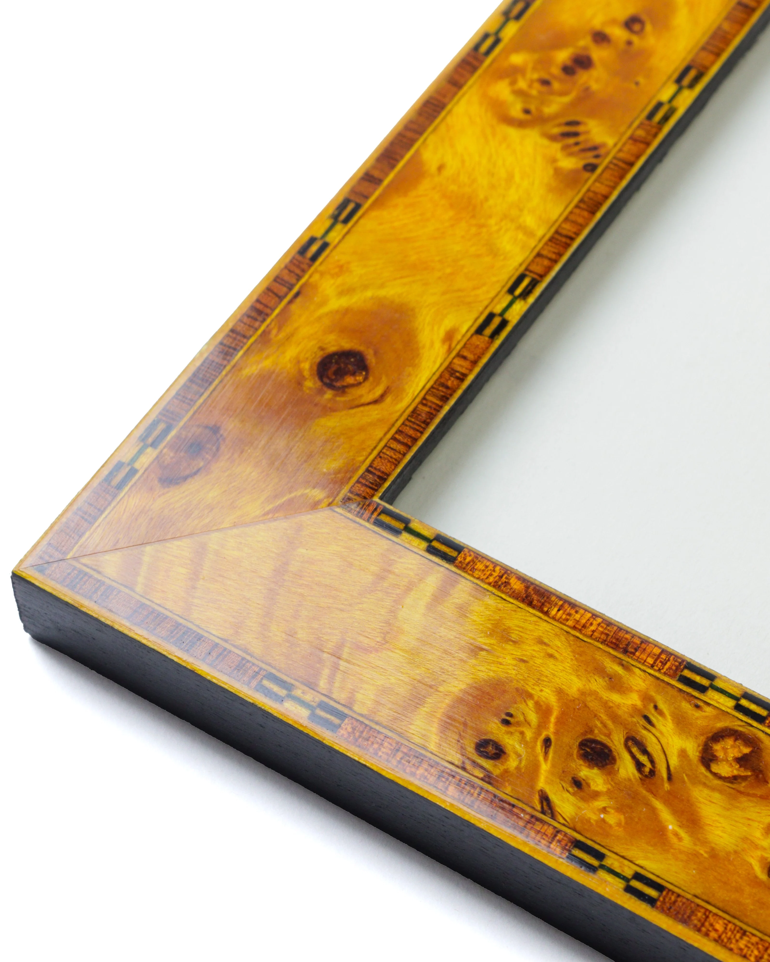 Hand-Inlaid Wooden Frame Lou | Burl Wood | Small - Image 6