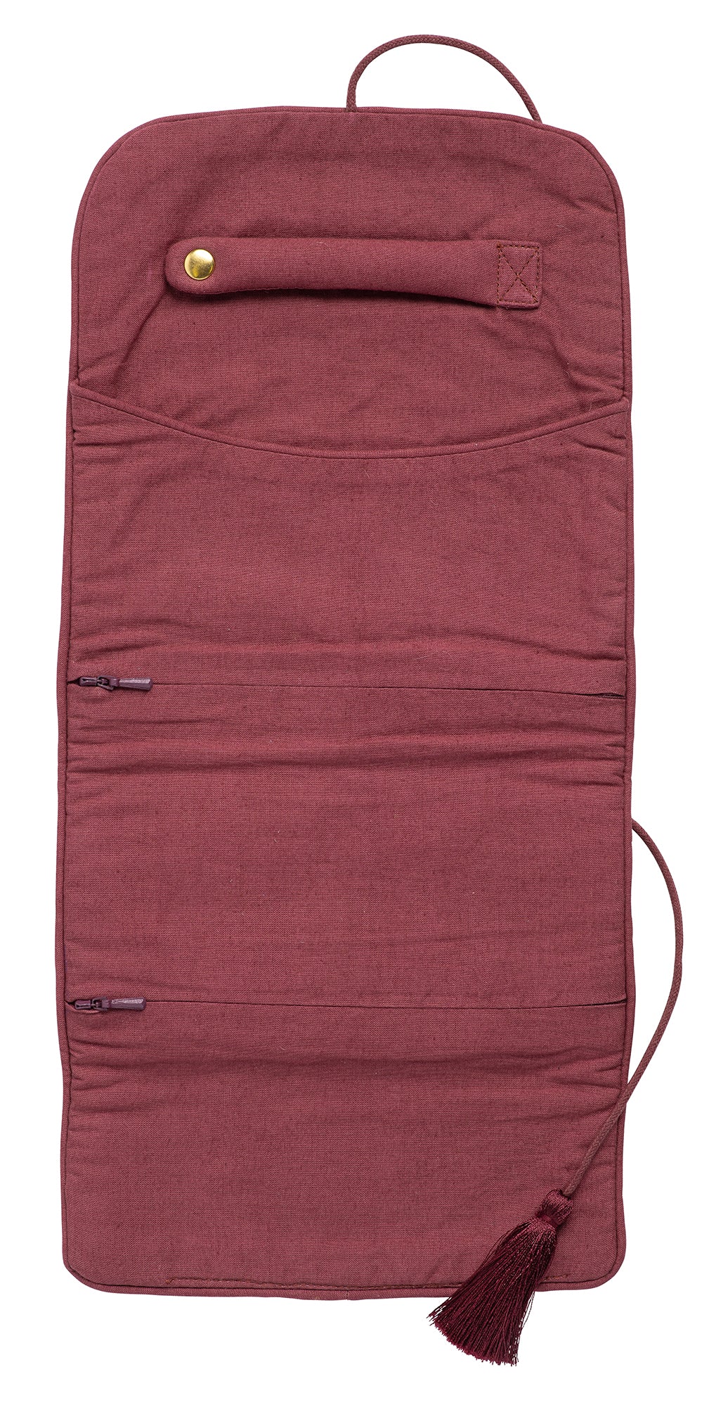 Jewelry Pouch Audrey Burgundy & Fern - Image 5