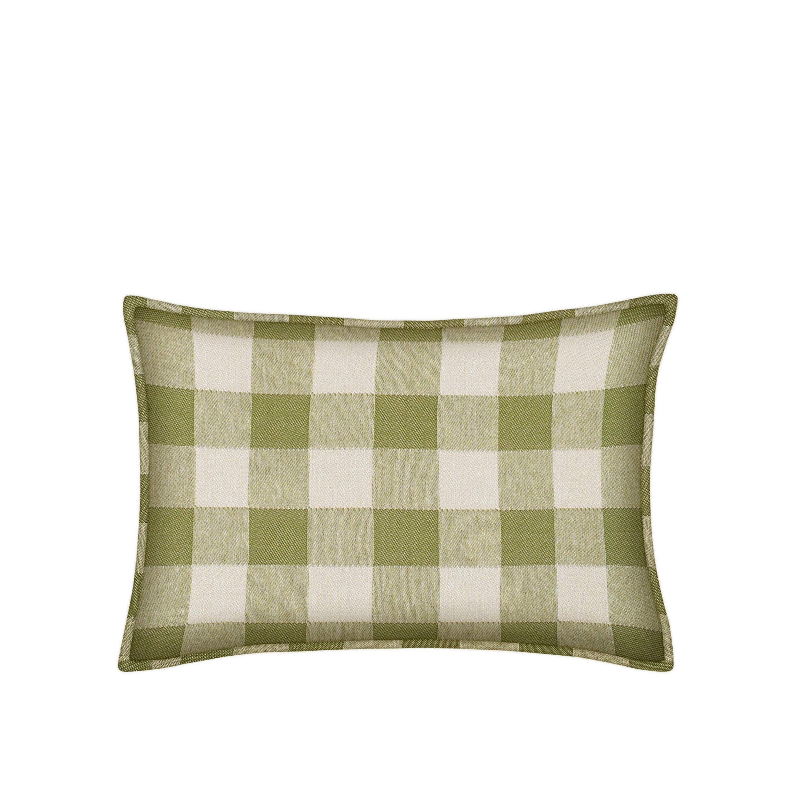 Cushion Brigitte Olive & Ecru